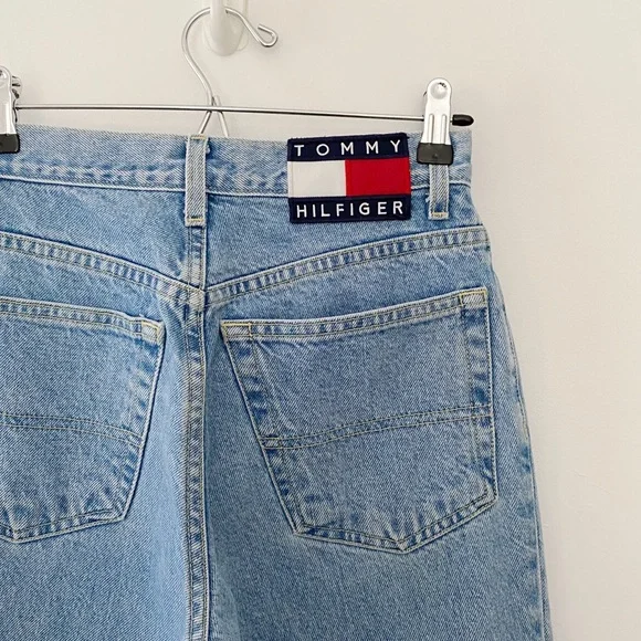 Tommy Hilfiger Vintage ‘98 High Rise Slim Straight Leg Jeans Size 3 - Picture 8 of 11